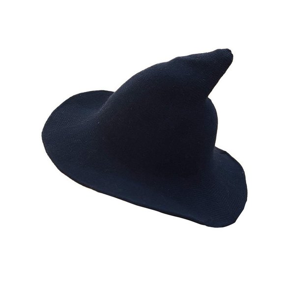 Modern Witch Hat Wool Knit Cap Halloween Costume - Picture 10 of 13